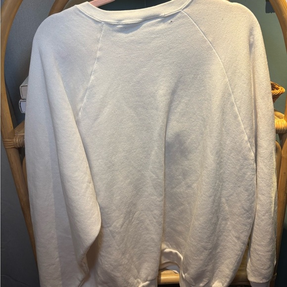 Vintage White Sweatshirt with Nautical Embroidery - Picture 4 of 5